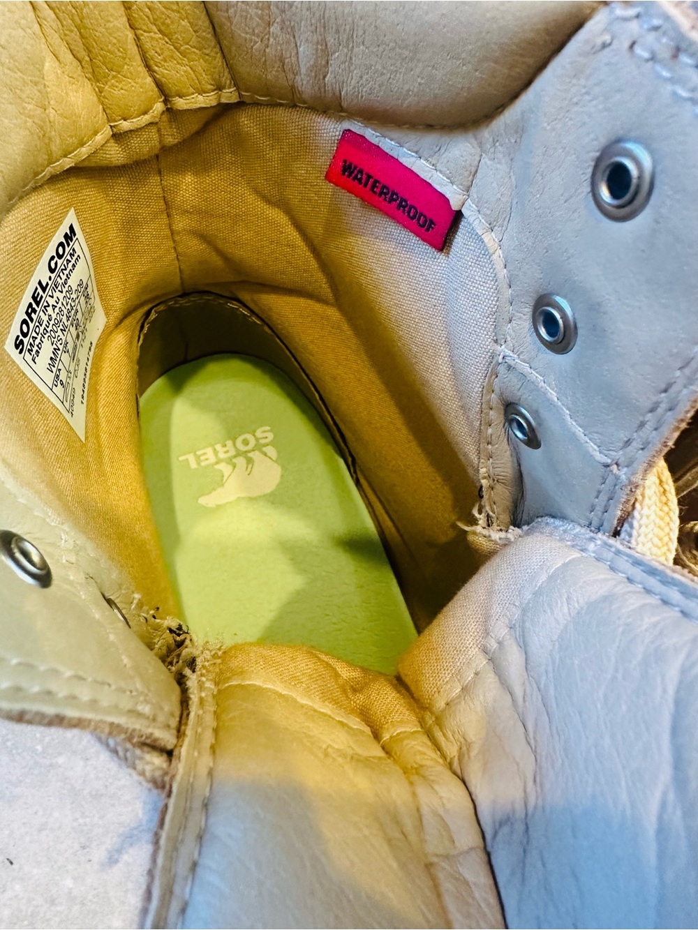 Sorel Ceramic/Canoe Women’s Lenox Waterproof Boots - Picture 3 of 7